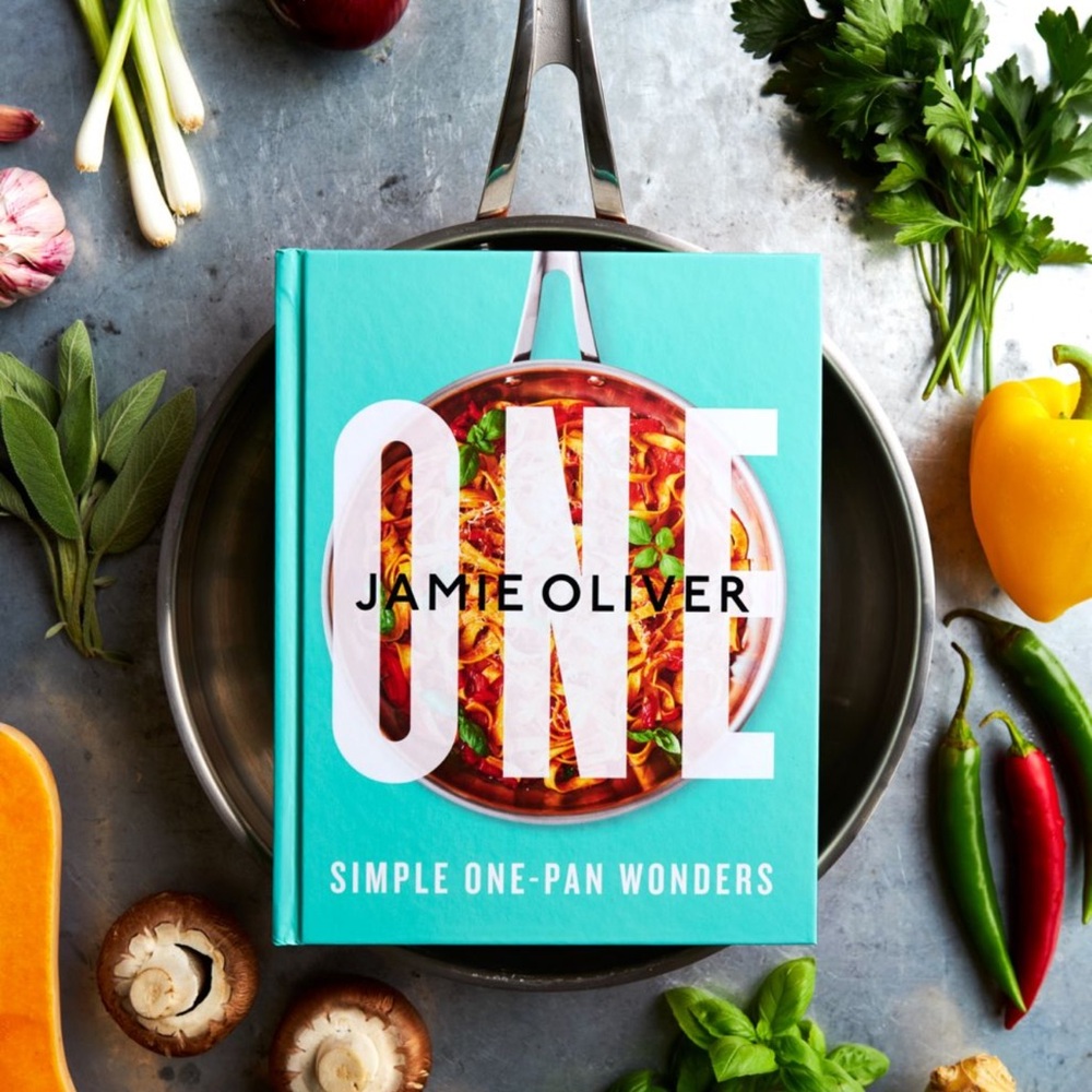 Jamie Oliver One: Simple One-Pan Wonders Cookbook Hardcover BRAND NEW